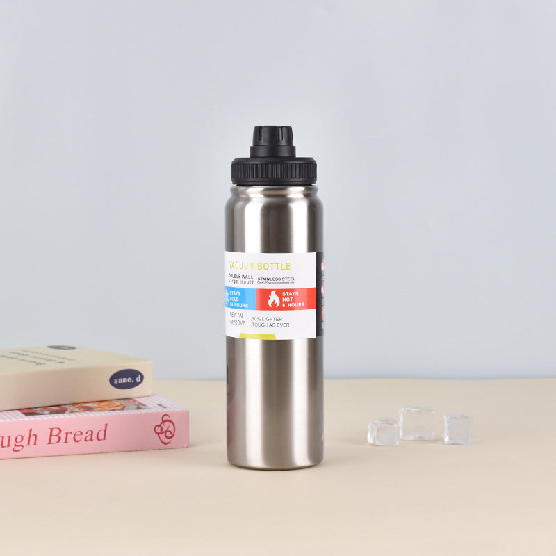 304 Stainless Steel Insulated Cup Large Capacity Sports Water Bottle Outdoor Portable Handheld