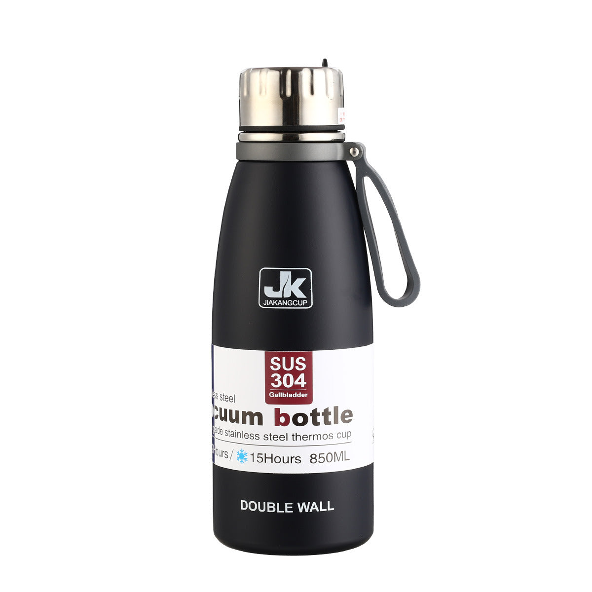 Coke Bottle 304 Stainless Steel Insulated Cup with Strap for Sports and Outdoor Use