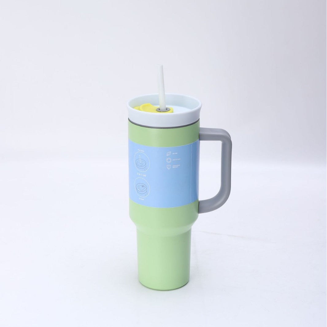 40oz Handle Cup 304 Stainless Steel Suitable for Car Cup Holder