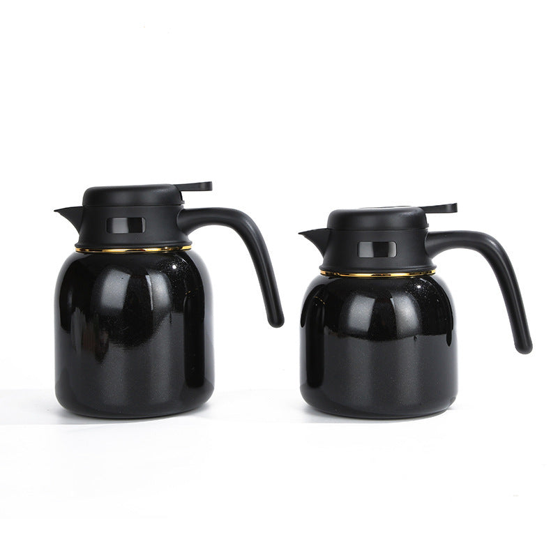 Large Capacity 316 Stainless Steel Tea Brewing Kettle Portable Handle Insulation Kettle