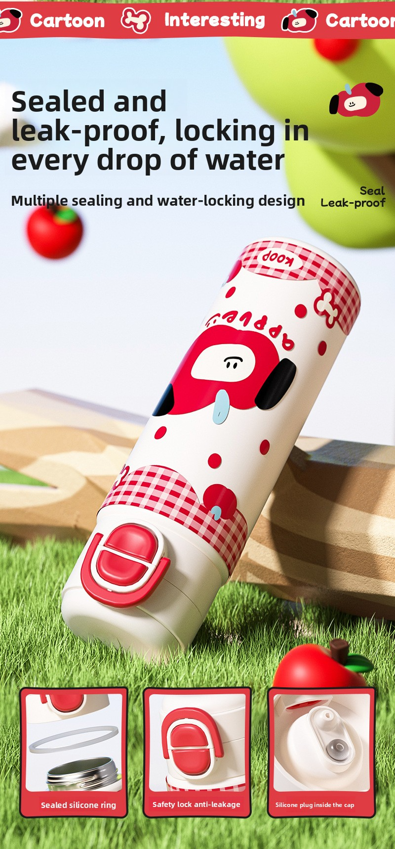 316 Stainless Steel Portable Insulated Thermos Bottle