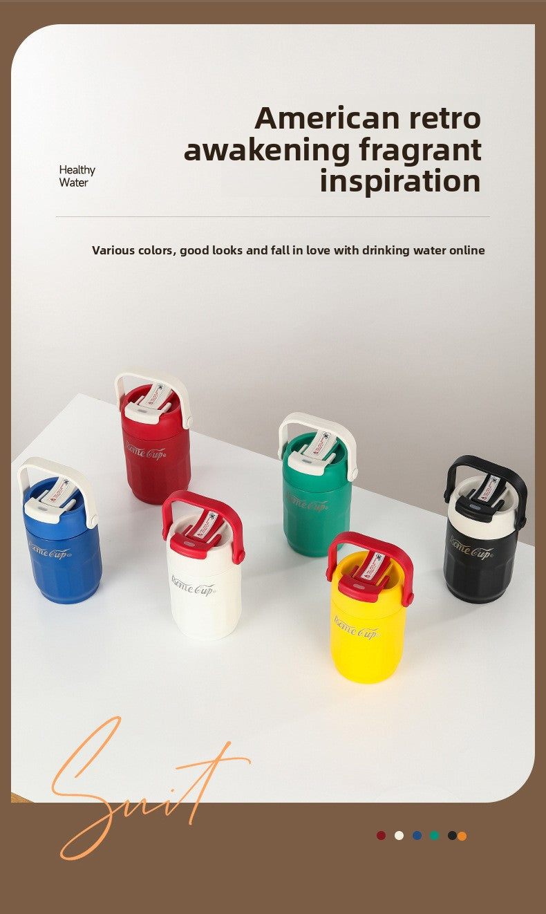 316 Stainless Steel Insulated Cup Portable Folding Handheld Coffee Cup