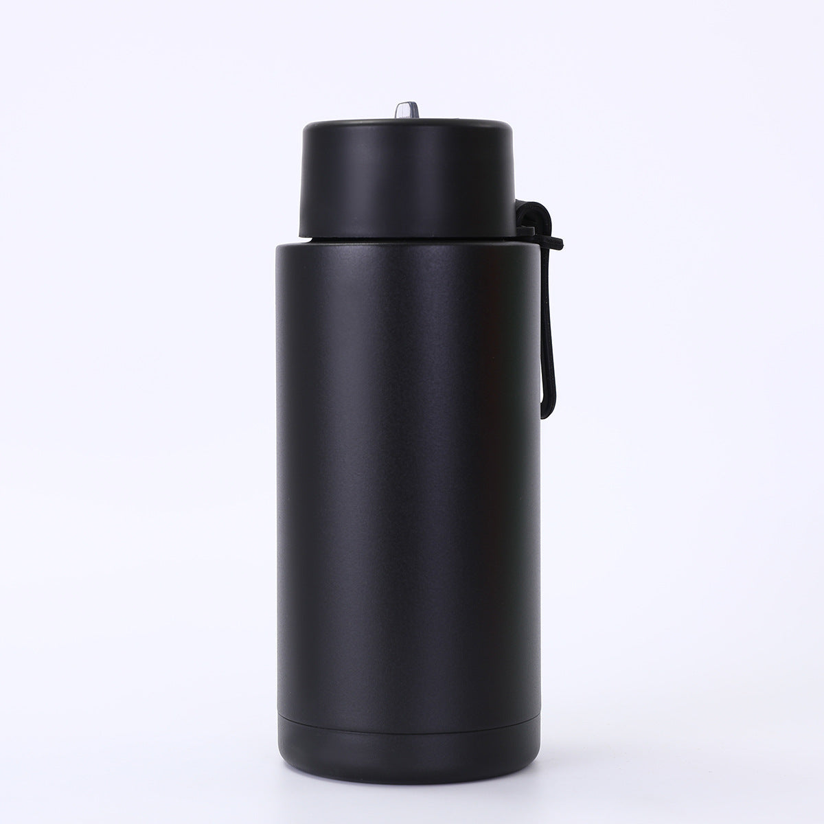 Simple Compact Handheld 304 Stainless Steel Insulated Cup Outdoor Portable Straw Cup