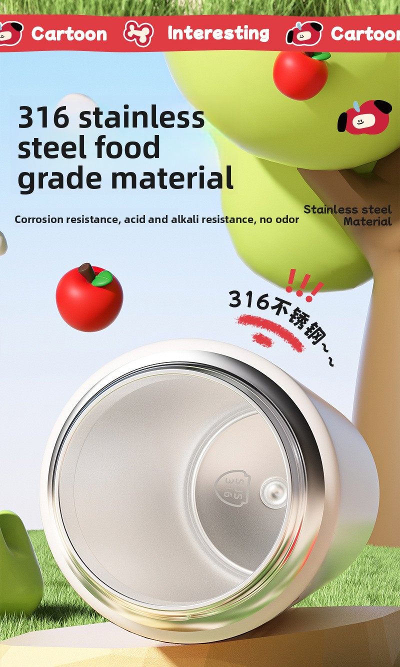 316 Stainless Steel Portable Insulated Thermos Bottle