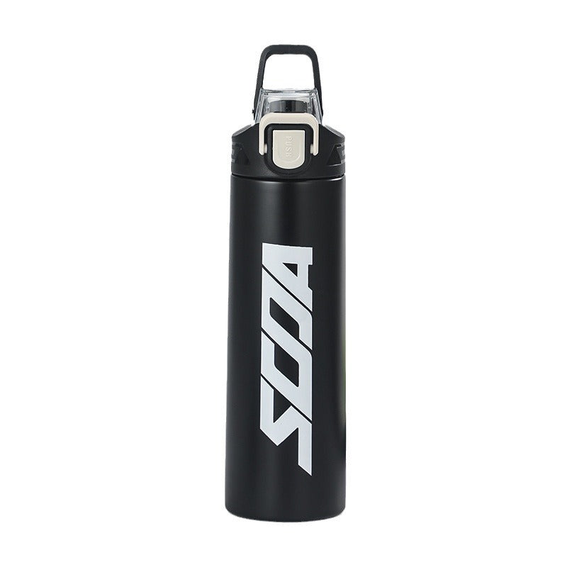 304 Stainless Steel Insulated Cup Outdoor Sports Water Bottle Fashionable Simple Bounce Cup