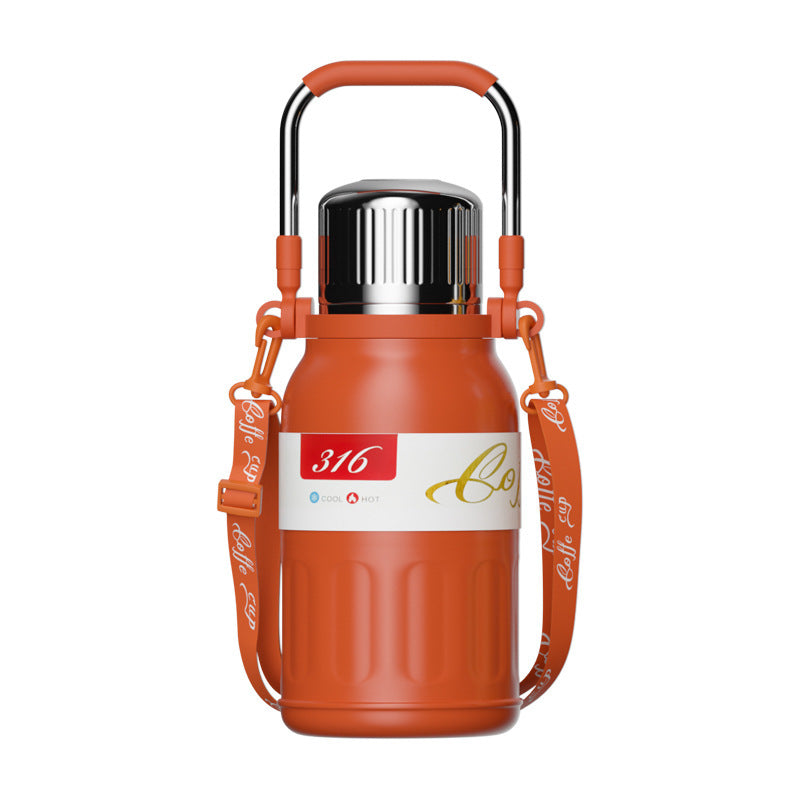 316 large capacity stainless steel thermos cup