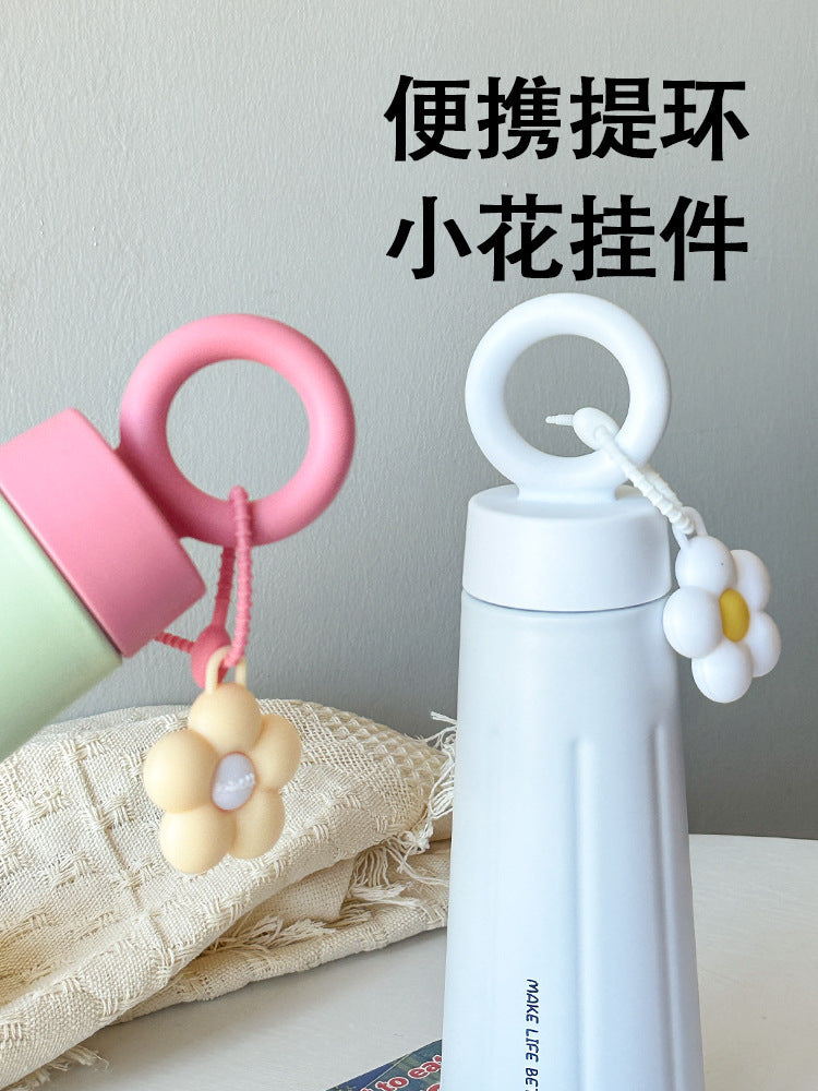 316 Stainless Steel Insulated Cup Creative Petal Portable Sports Handle Cup