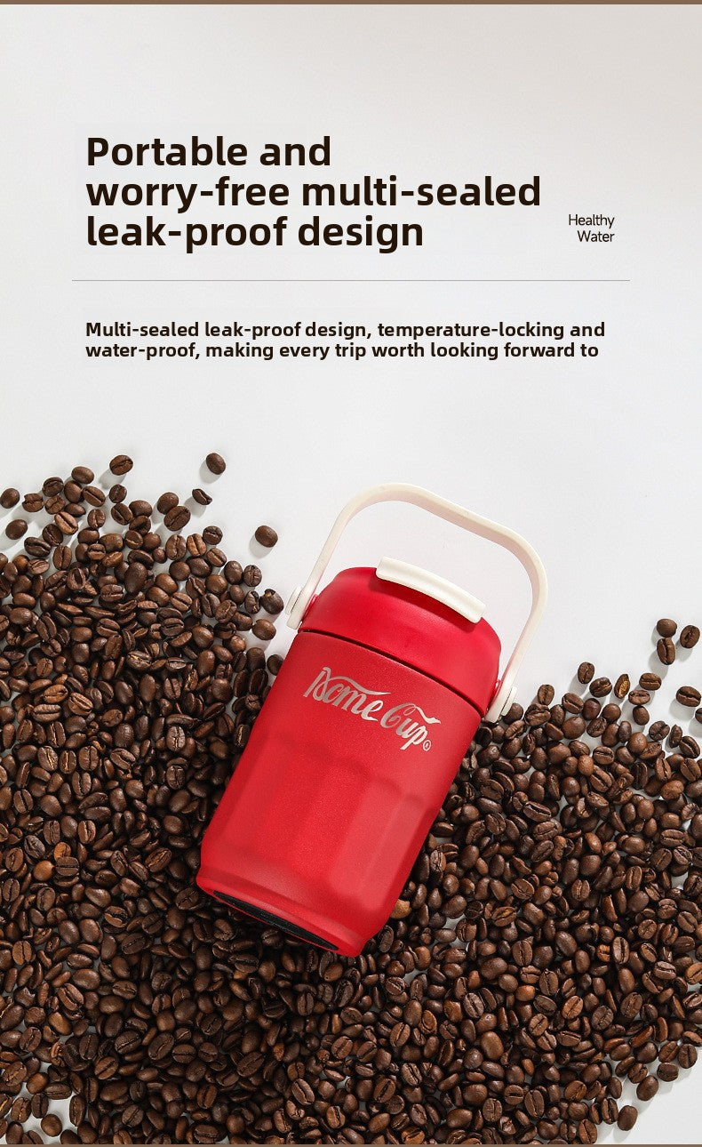 316 Stainless Steel Insulated Cup Portable Folding Handheld Coffee Cup