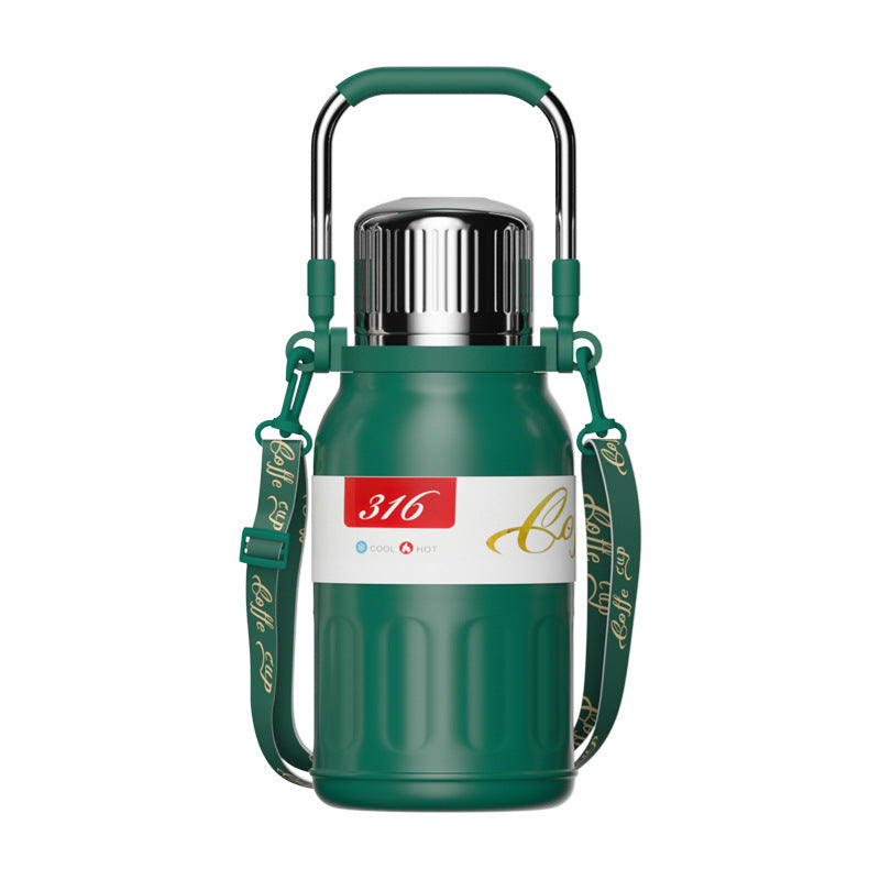 316 large capacity stainless steel thermos cup