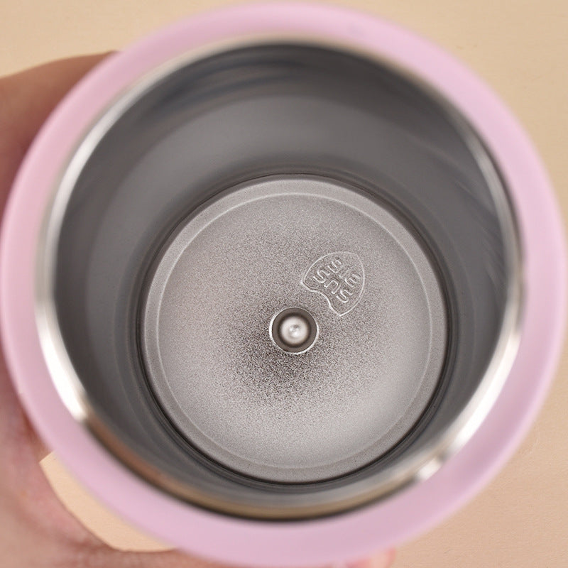 304 Stainless Steel Pop-up Lid Insulated Vacuum Travel Mug Outdoor Portable Handheld