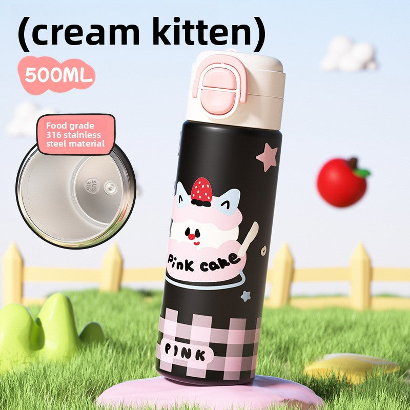 316 Stainless Steel Portable Insulated Thermos Bottle