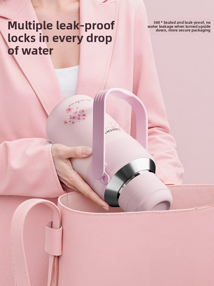 Large Capacity Insulated 316 Stainless Steel Sakura Water Cup