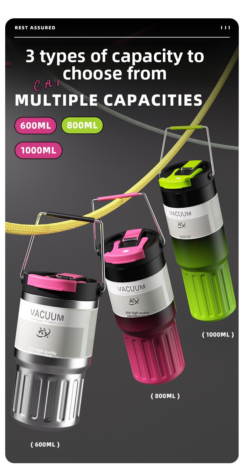 316L Stainless Steel Vacuum Tumbler Outdoor Portable Sports Water Cup