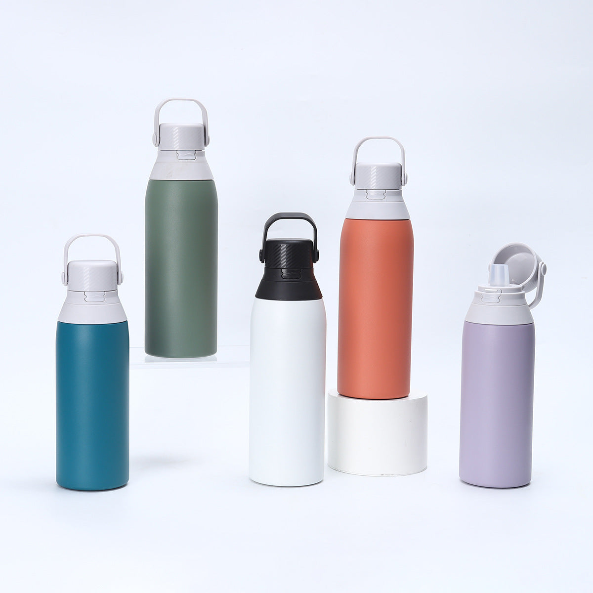 Portable Sports 304 Stainless Steel Double-layer Vacuum Insulated Cup