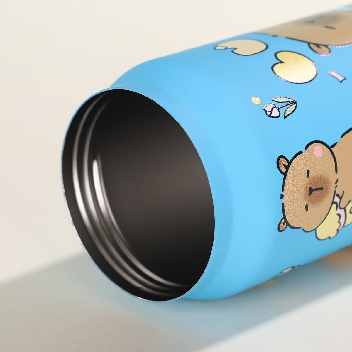 Creative Cartoon Cute Easy-to-Pull Can 304 Stainless Steel Insulated Cup with Strap