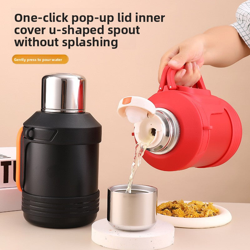 316 Stainless Steel Insulated Kettle Large Capacity Outdoor Portable Water Bottle