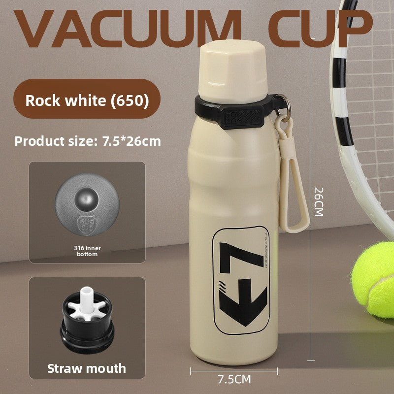 316L Stainless Steel Outdoor Portable Sports Straw Portable Kettle