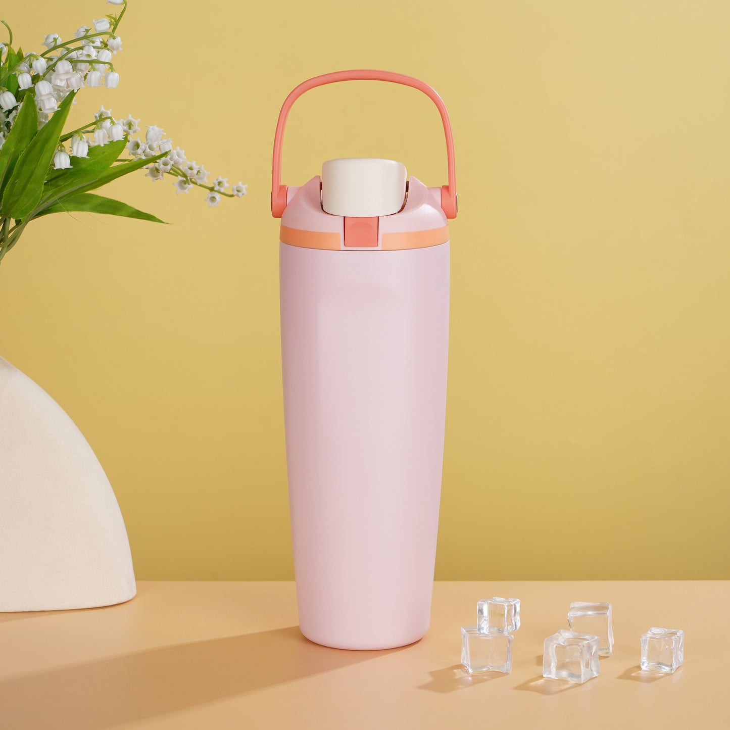 Portable 30oz 304 Stainless Steel Insulated Sports Water Bottle