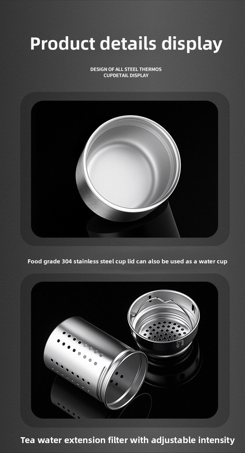 Outdoor Insulated Cup 316 Stainless Steel Car Portable Camping Climbing