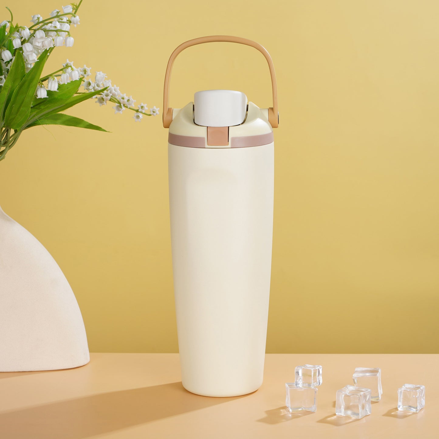 Portable 30oz 304 Stainless Steel Insulated Sports Water Bottle