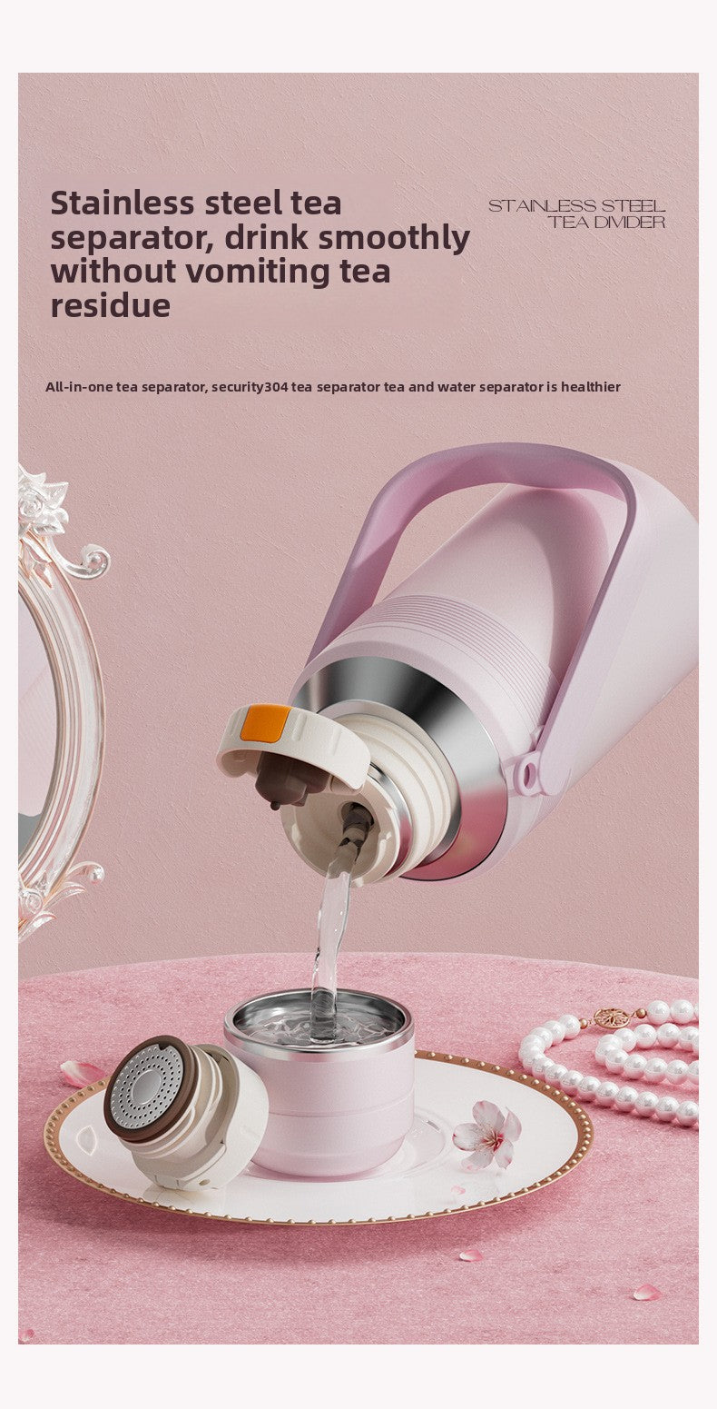 Large Capacity Insulated 316 Stainless Steel Sakura Water Cup