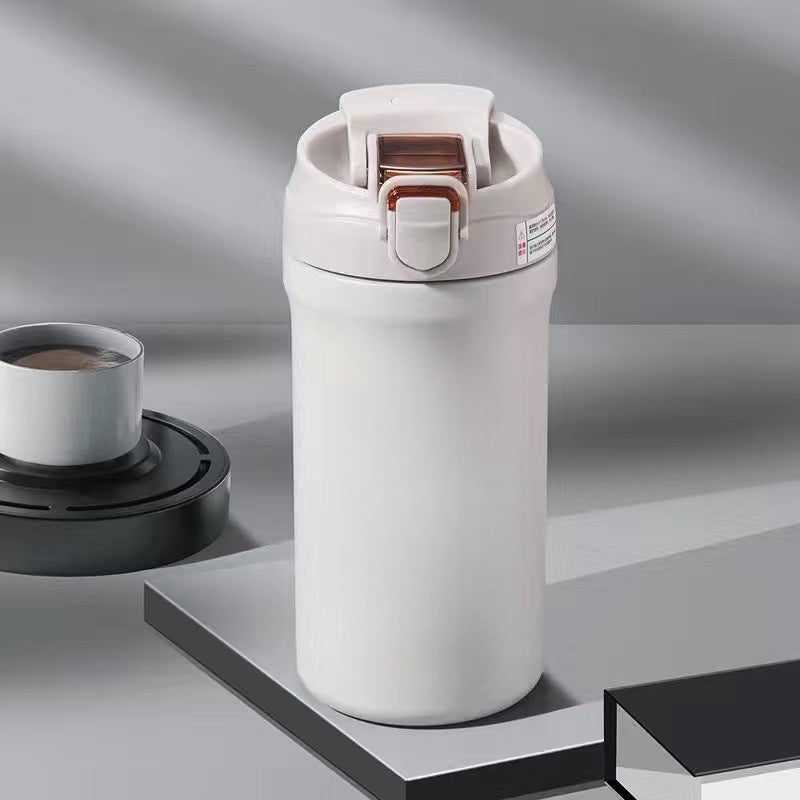 Coffee Cup Thermos Cup Double Drinking 316 Stainless Steel Portable Office Sports