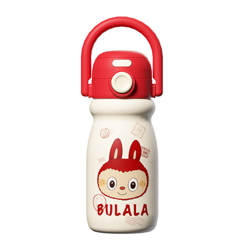 Cartoon Children's Insulated Cup 316 Stainless Steel Double Drinking Cute Portable Tote Bottle