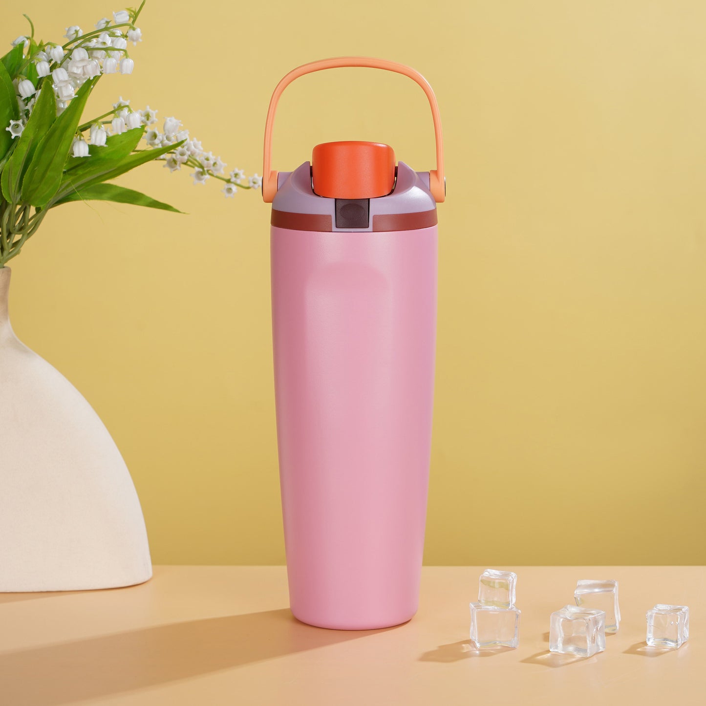 Portable 30oz 304 Stainless Steel Insulated Sports Water Bottle