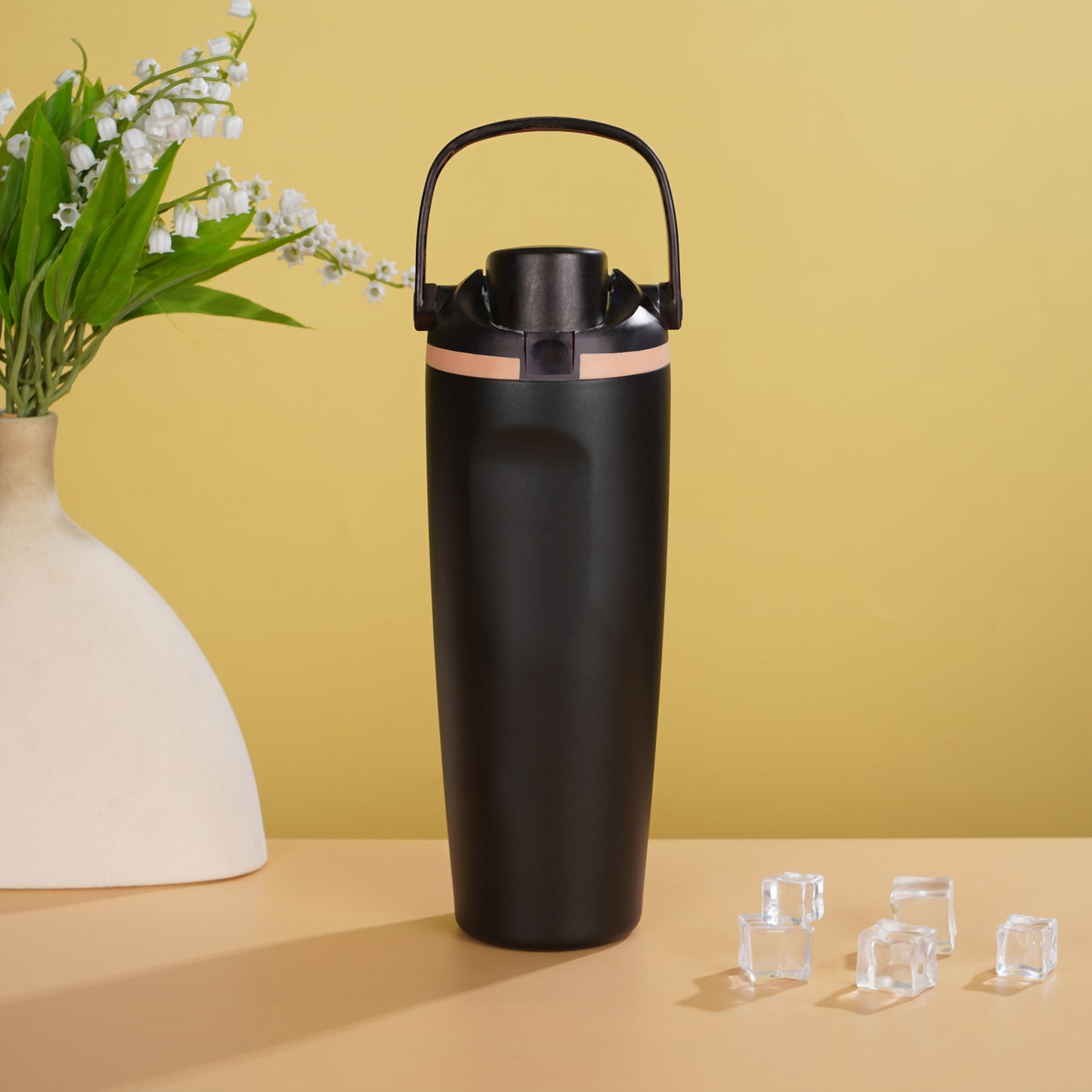 Portable 30oz 304 Stainless Steel Insulated Sports Water Bottle