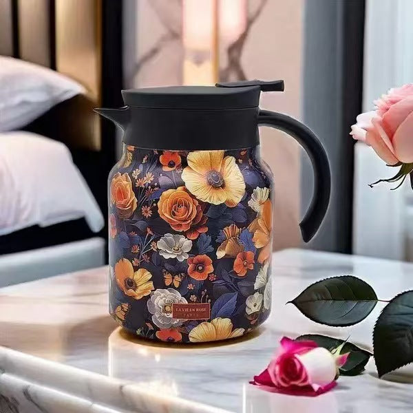 316 Stainless Steel Teapot Coffee Pot Insulated Kettle Gift Holiday Present