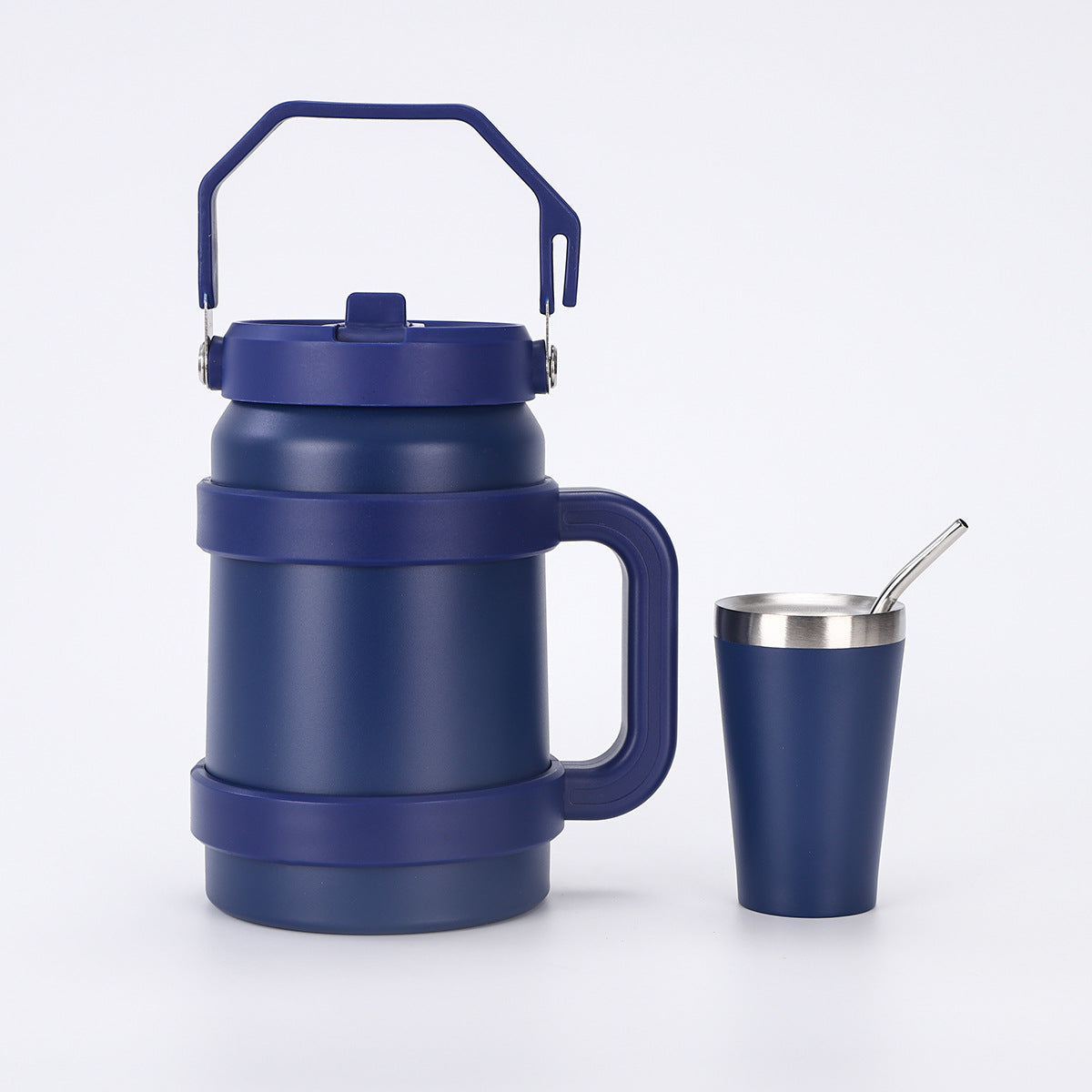 Handheld ton bucket + Small trumpet cup +Spoon