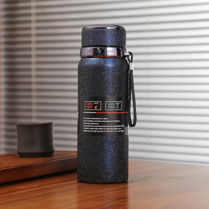 Ice Paint 316 Stainless Steel Thermos Cup Rope Holding Kettle Portable Sports Bottle