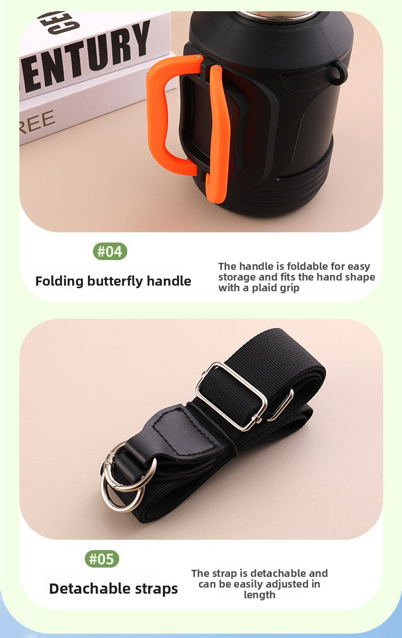 316 Stainless Steel Insulated Kettle Large Capacity Outdoor Portable Water Bottle