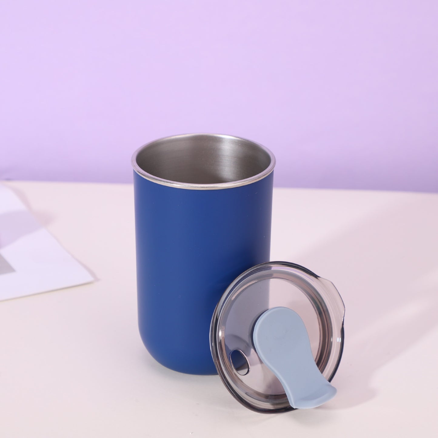 304 Stainless Steel Solid Color Simple Coffee Cup Portable Storage Pocket Cup