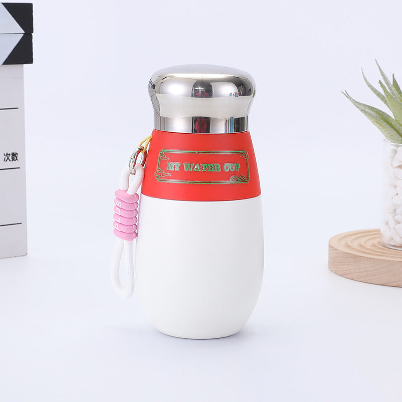 316 Stainless Steel Insulated Cup with Portable Strap Chinese Style