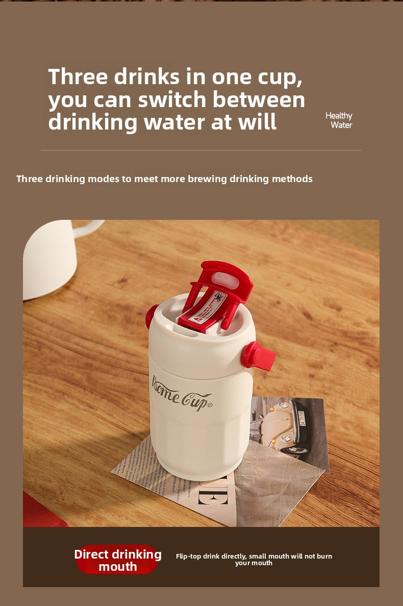 316 Stainless Steel Insulated Cup Portable Folding Handheld Coffee Cup