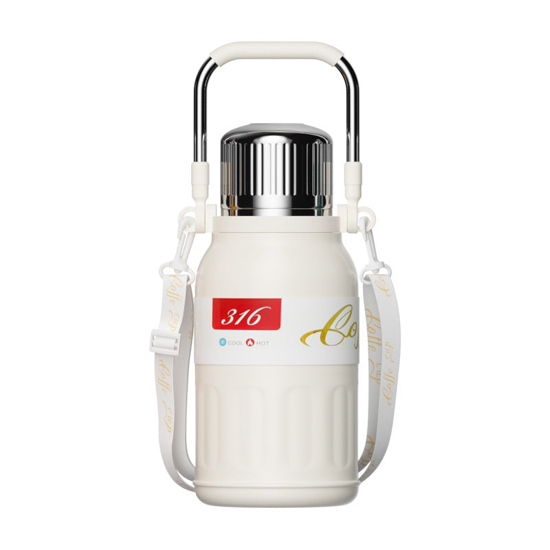 316 large capacity stainless steel thermos cup