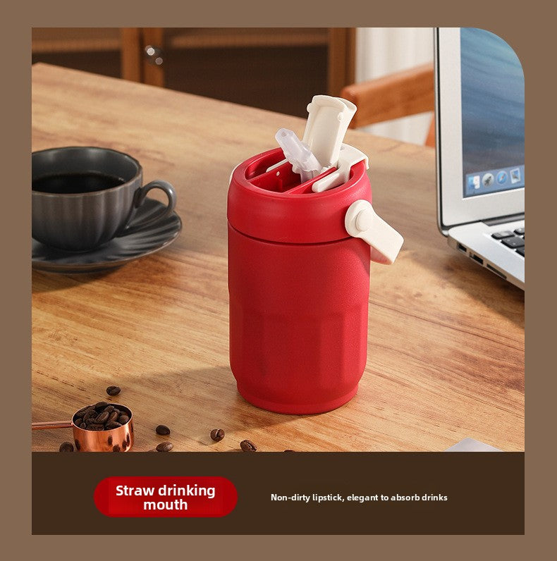 316 Stainless Steel Insulated Cup Portable Folding Handheld Coffee Cup