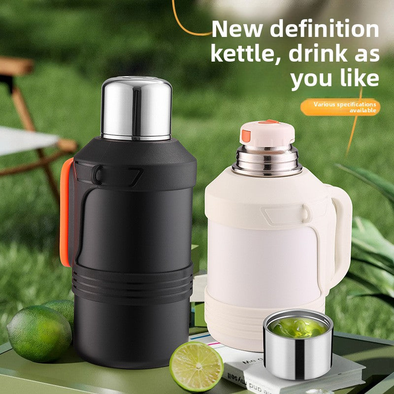 316 Stainless Steel Insulated Kettle Large Capacity Outdoor Portable Water Bottle