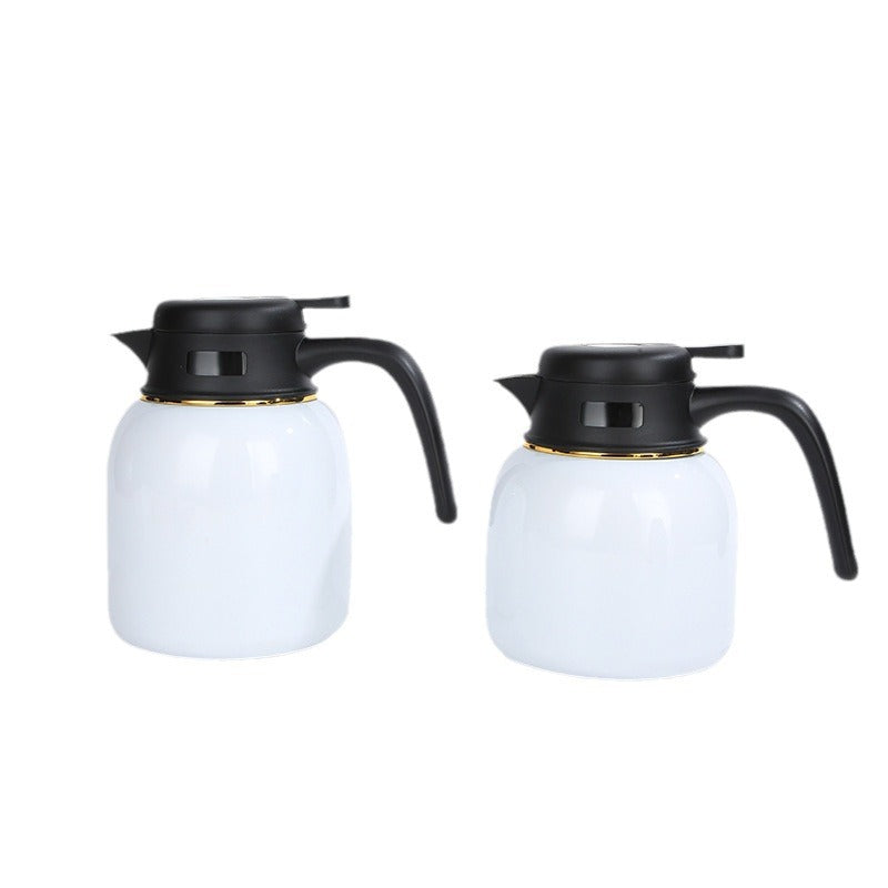 Large Capacity 316 Stainless Steel Tea Brewing Kettle Portable Handle Insulation Kettle