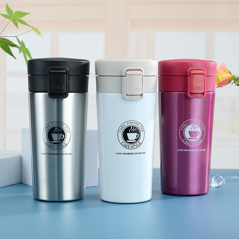 Bouncing Coffee Cup Portable Thermos Cup Business Gift Office Water Cup