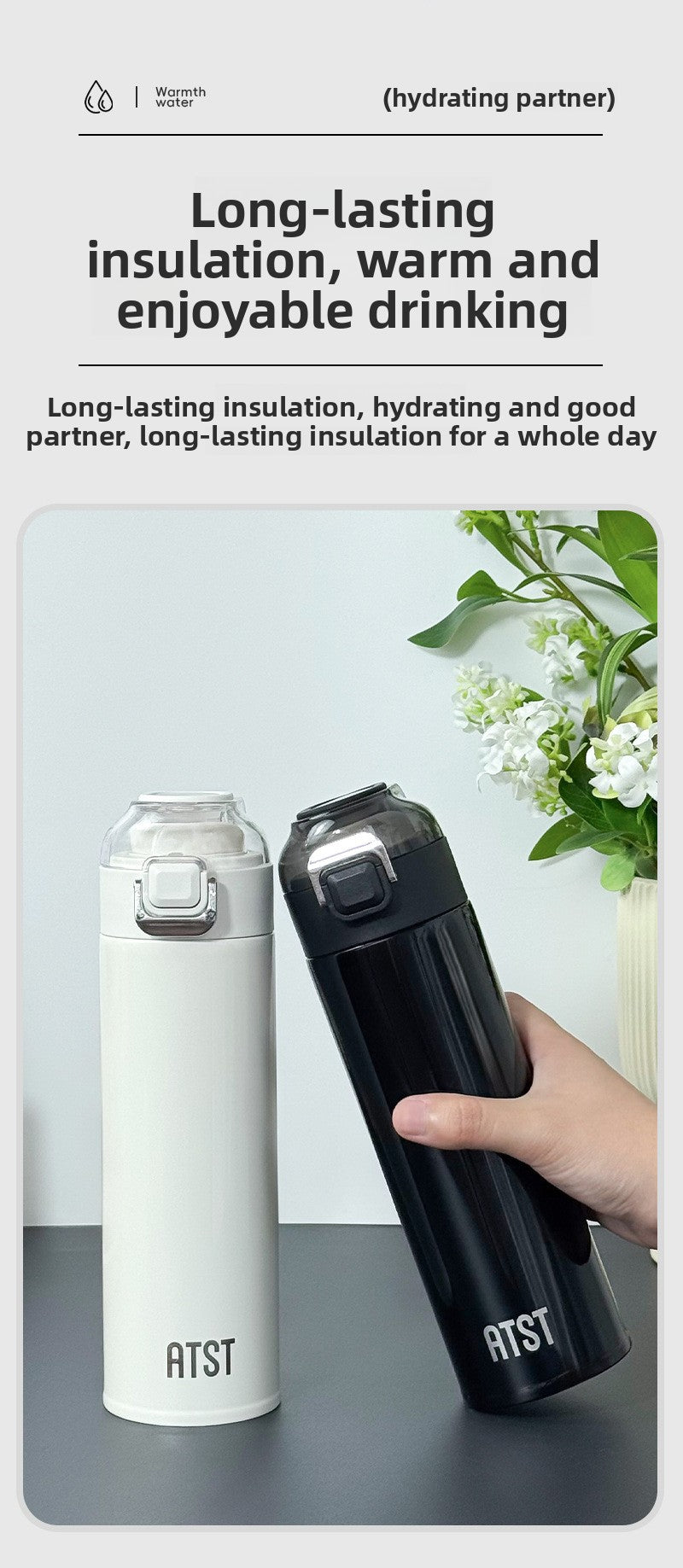 316 Stainless Steel Portable Bounce Thermos Cup