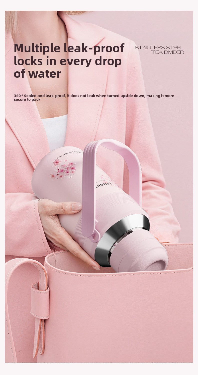 Large Capacity Insulated 316 Stainless Steel Sakura Water Cup