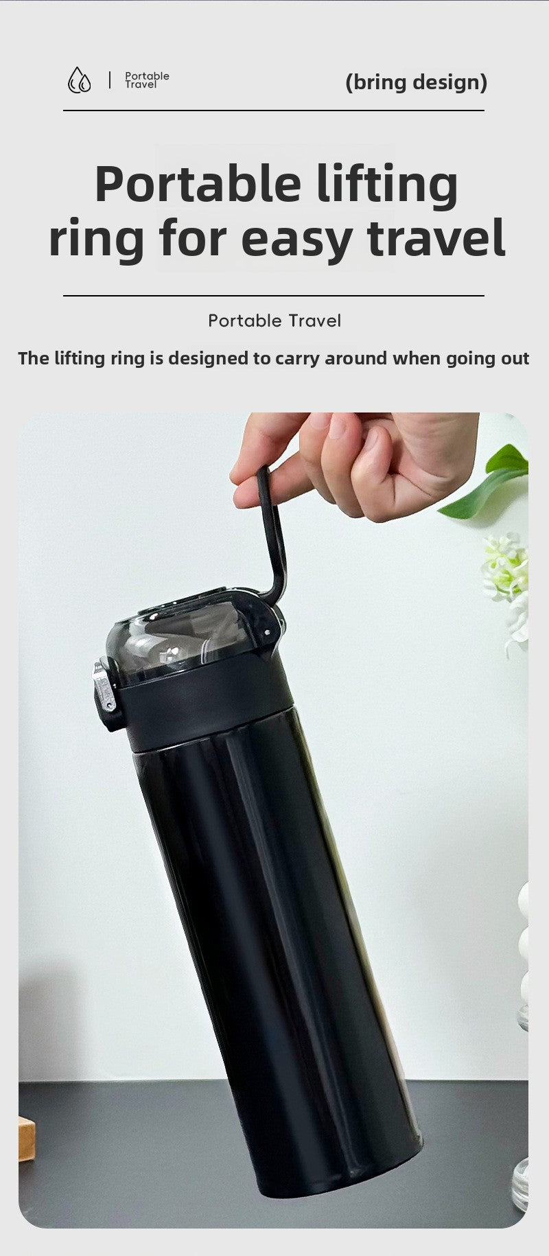 316 Stainless Steel Portable Bounce Thermos Cup