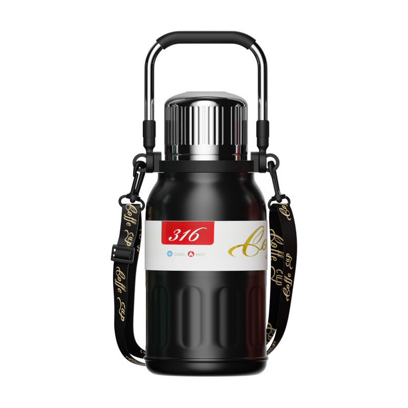 316 large capacity stainless steel thermos cup