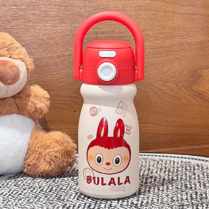 Cartoon Children's Insulated Cup 316 Stainless Steel Double Drinking Cute Portable Tote Bottle