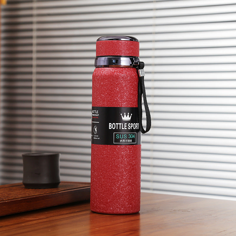 Ice Paint 316 Stainless Steel Thermos Cup Rope Holding Kettle Portable Sports Bottle