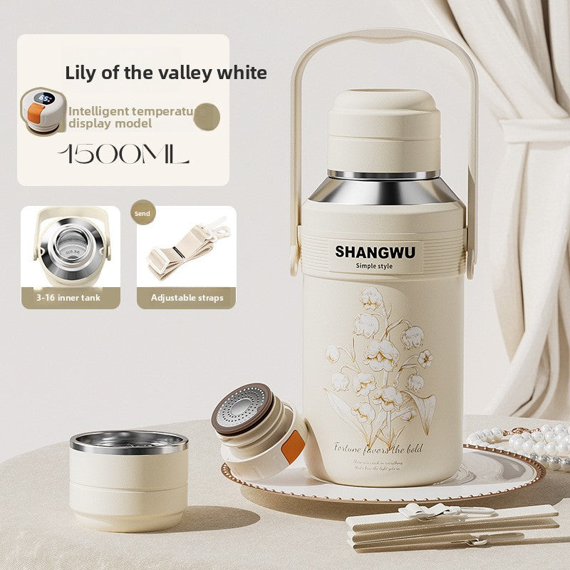 Large Capacity Insulated 316 Stainless Steel Sakura Water Cup