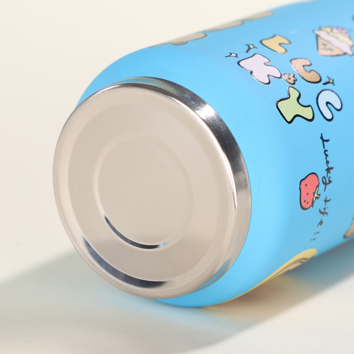Creative Cartoon Cute Easy-to-Pull Can 304 Stainless Steel Insulated Cup with Strap