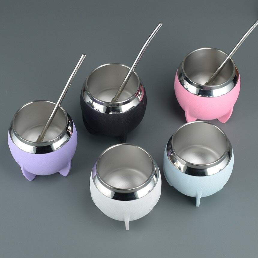 304 Stainless Steel Mada Cup Double Insulated U-Shaped Portable Coffee Cup